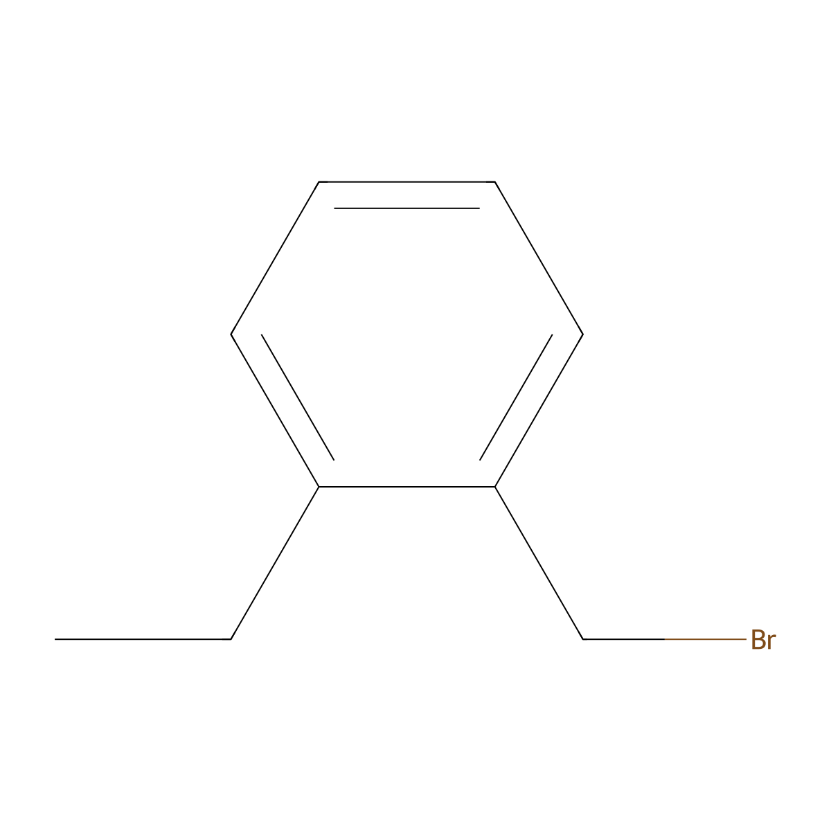 1-(Bromomethyl)-2-ethylbenzene molecular structure, CAS 57825-29-3