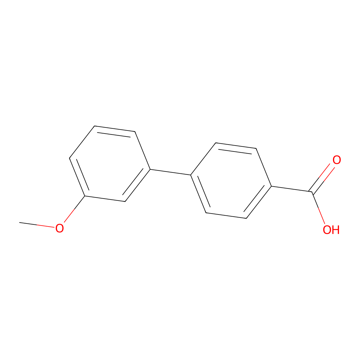 4-(3-methoxyphenyl)benzoic Acid molecular structure, CAS 5783-36-8