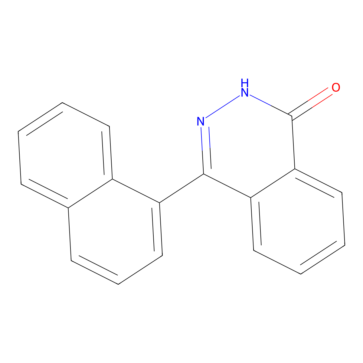 4-(1-Naphthyl)phthalazin-1(2h)-one molecular structure, CAS 57835-94-6