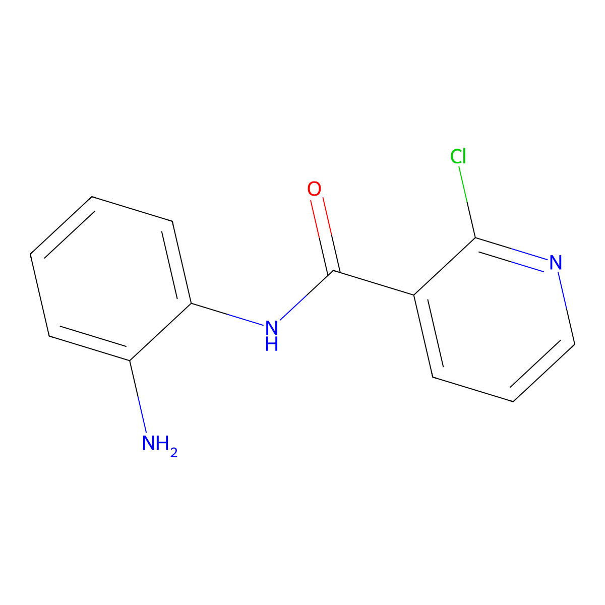 N-(2-Aminophenyl)-2-chloronicotinamide molecular structure, CAS 57841-69-7