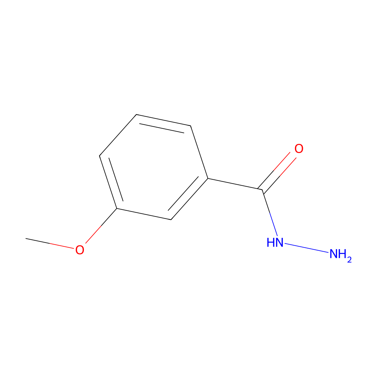 m-Anisohydrazide molecular structure, CAS 5785-06-8