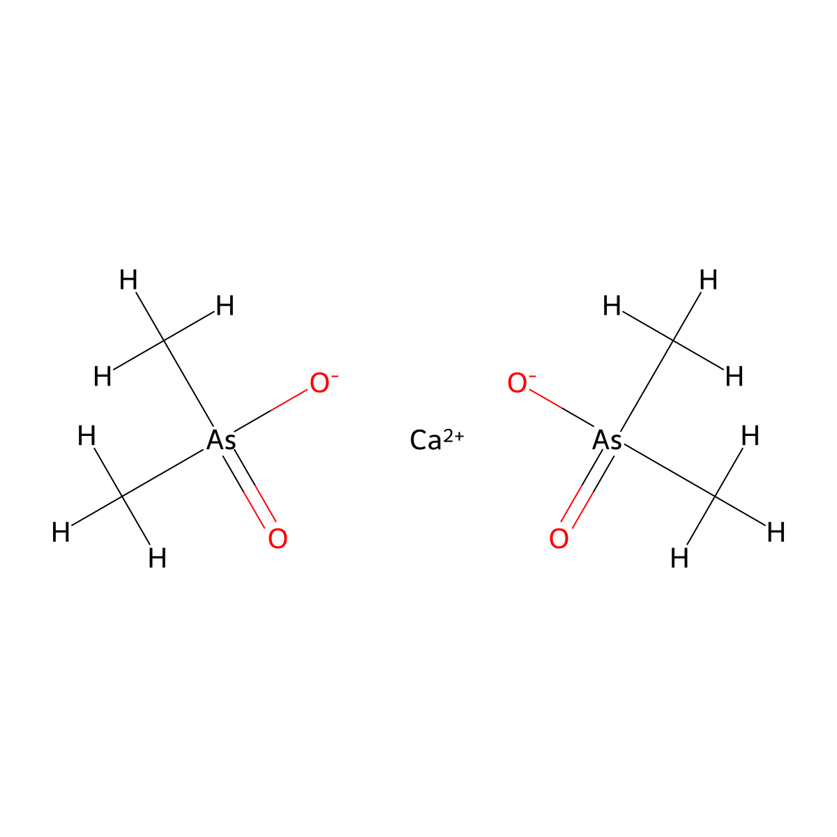 Calcium cacodylate molecular structure, CAS 5785-43-3