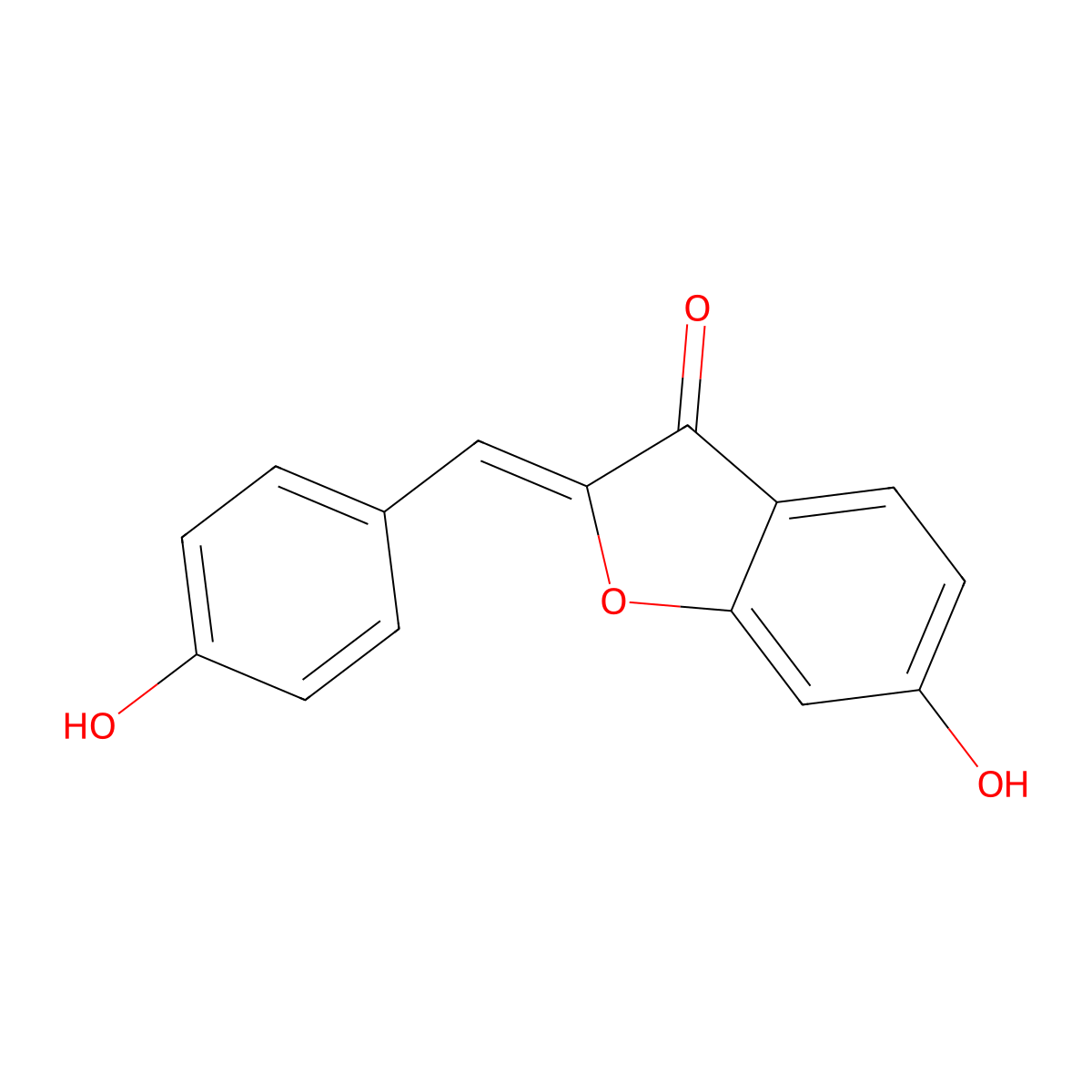 Hispidol molecular structure, CAS 5786-54-9