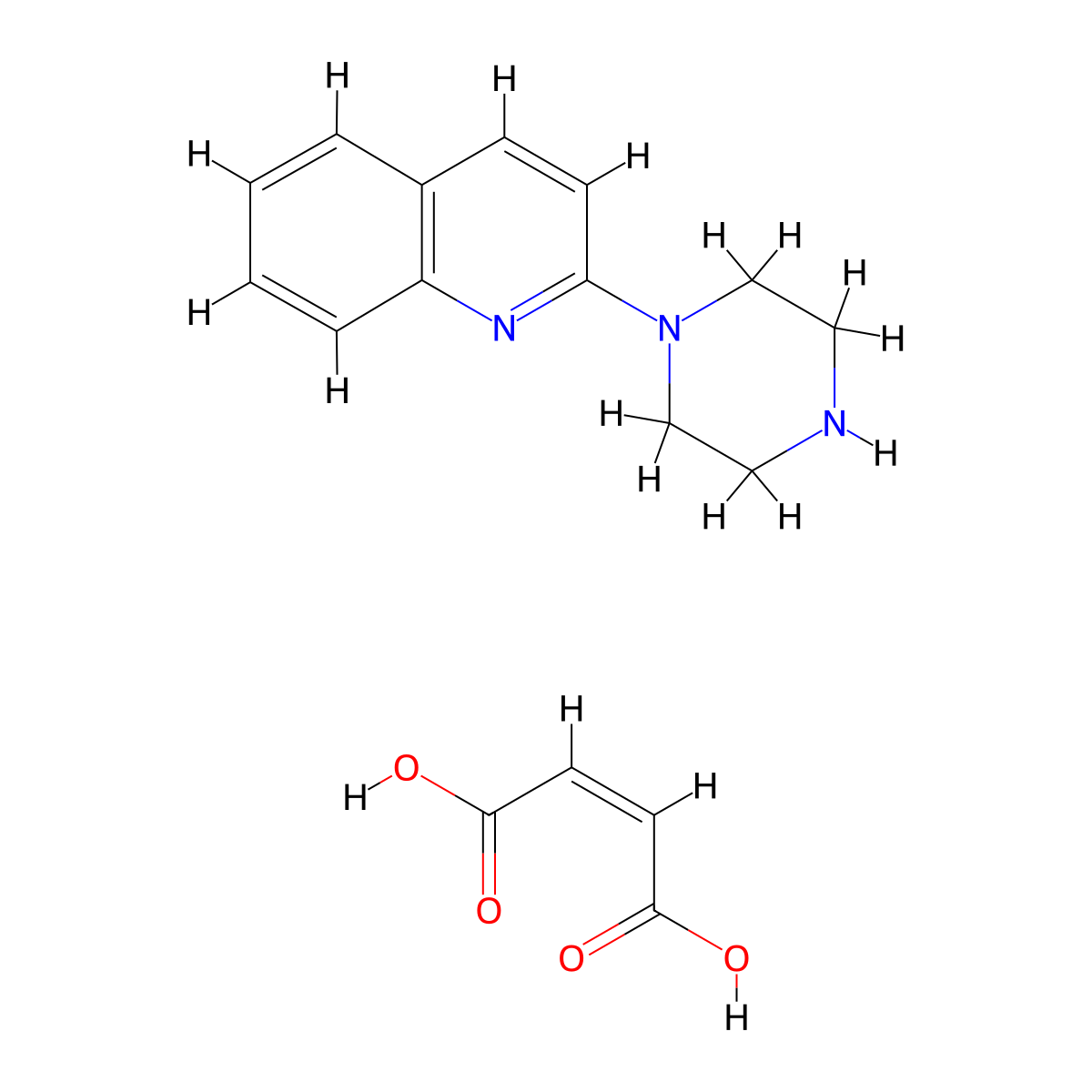 Quipazine Maleate molecular structure, CAS 5786-68-5