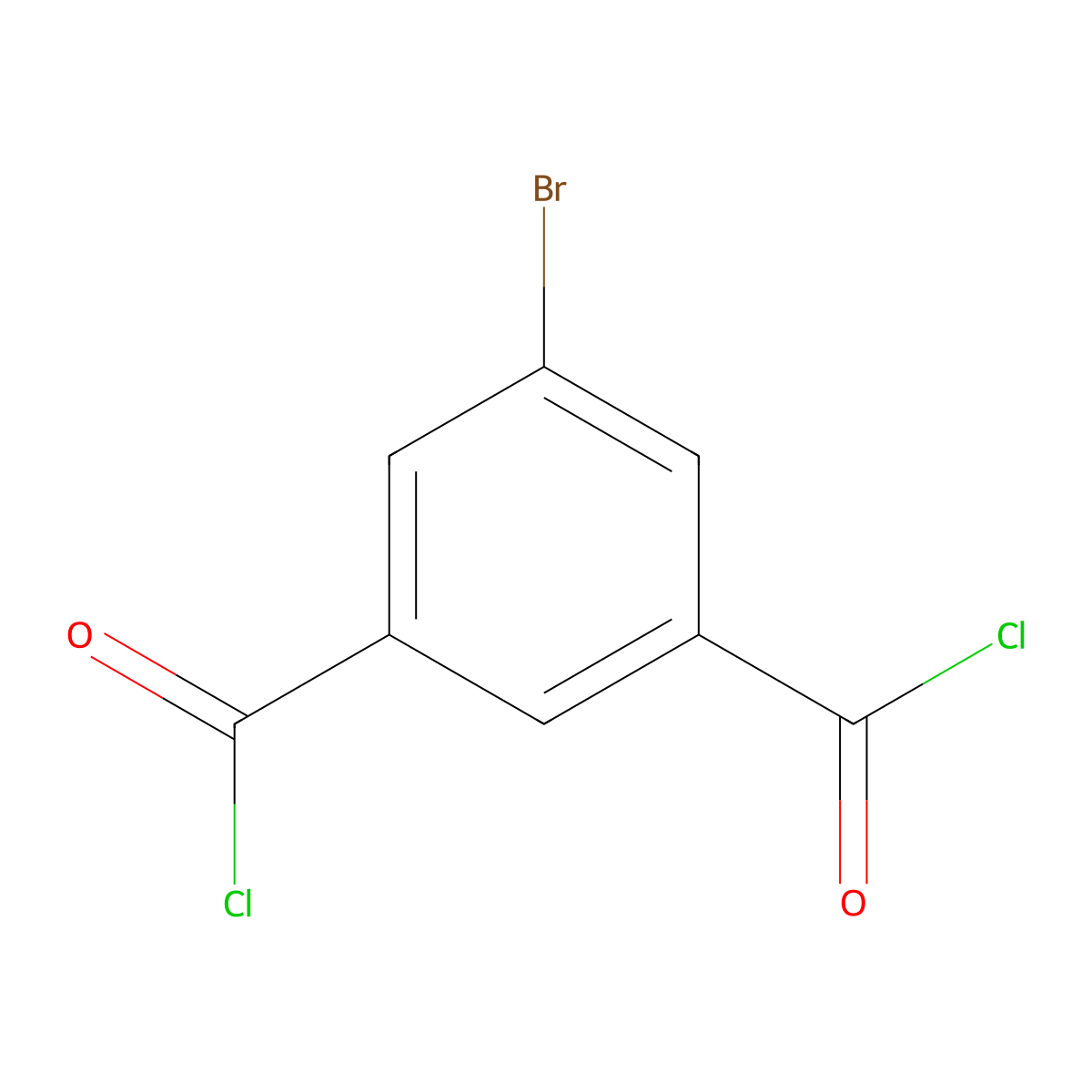 5-Bromo-1,3-benzenedicarbonyl dichloride molecular structure, CAS 57863-69-1