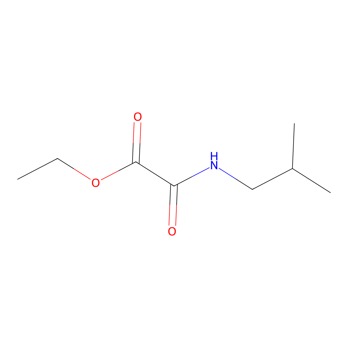 Ethyl (isobutylamino)(oxo)acetate molecular structure, CAS 57864-64-9