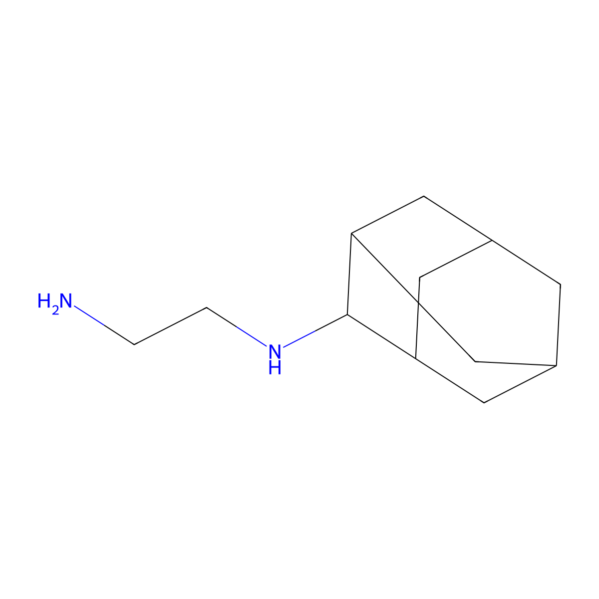 N1-(adamantan-2-yl)ethane-1,2-diamine molecular structure, CAS 578713-60-7