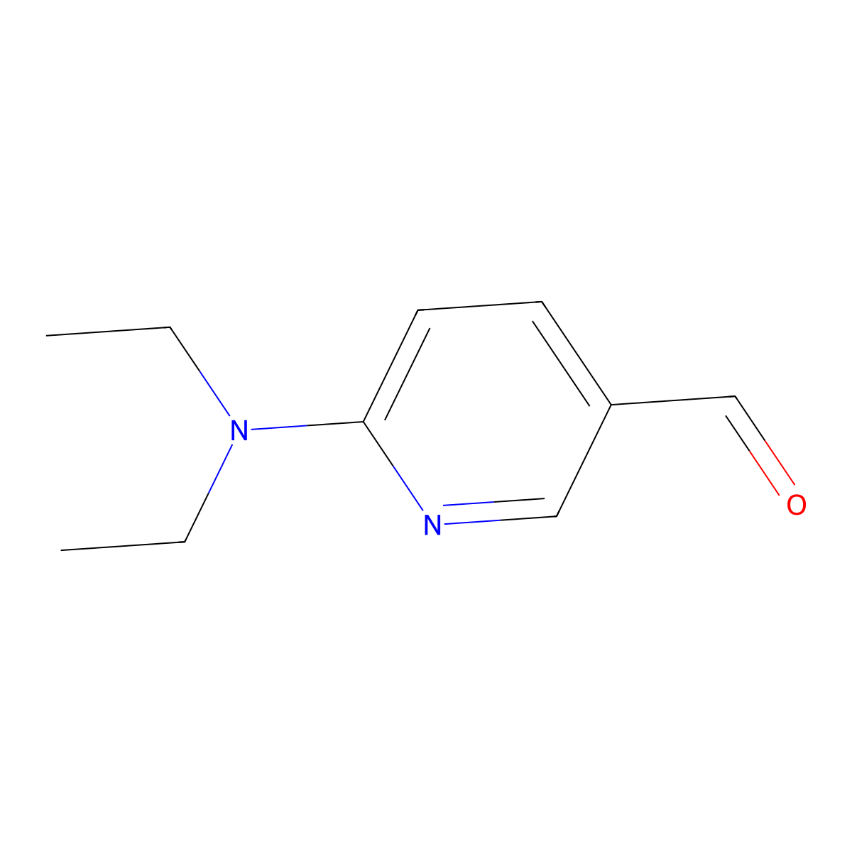 6-(Diethylamino)pyridine-3-carbaldehyde molecular structure, CAS 578726-67-7