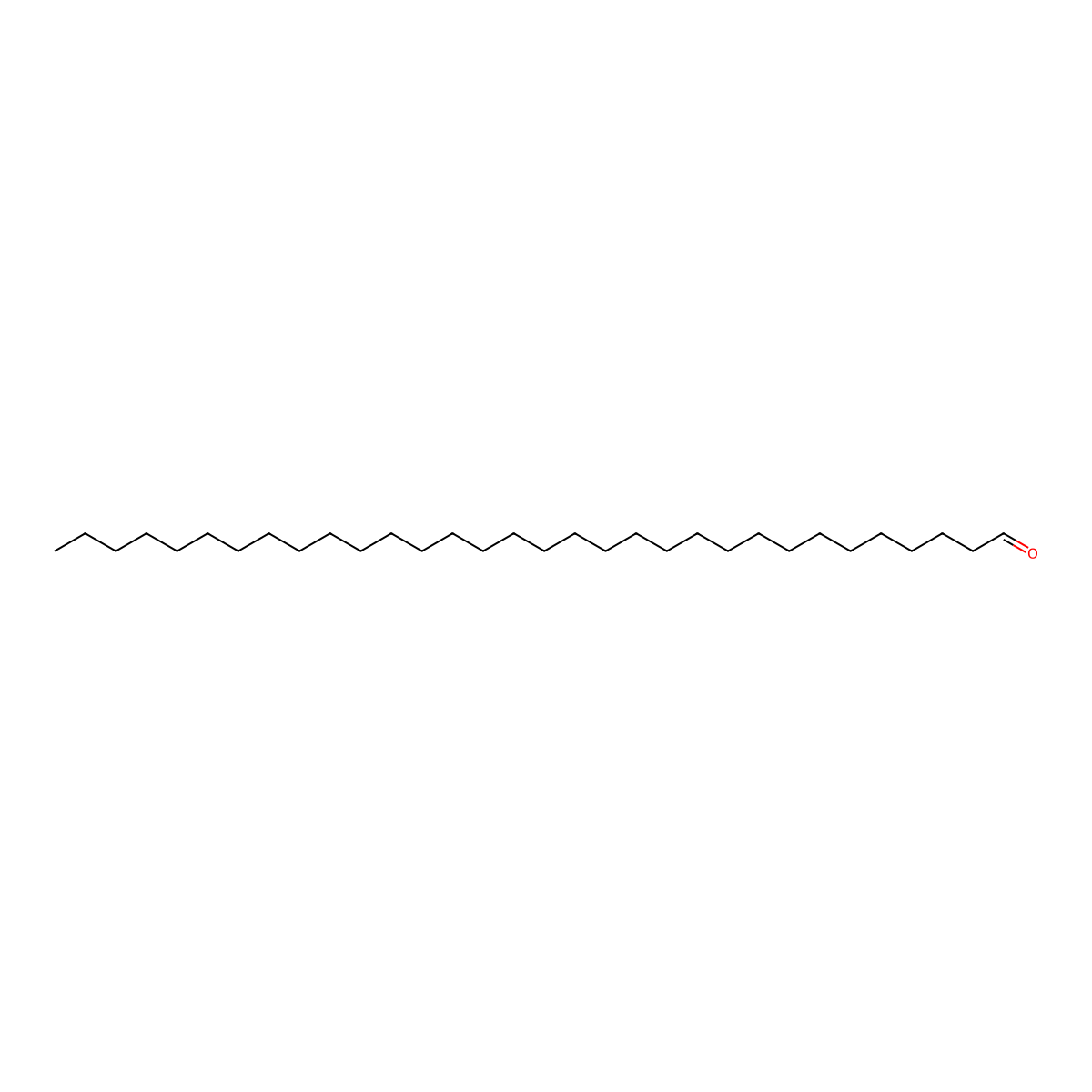 Dotriacontanal molecular structure, CAS 57878-00-9