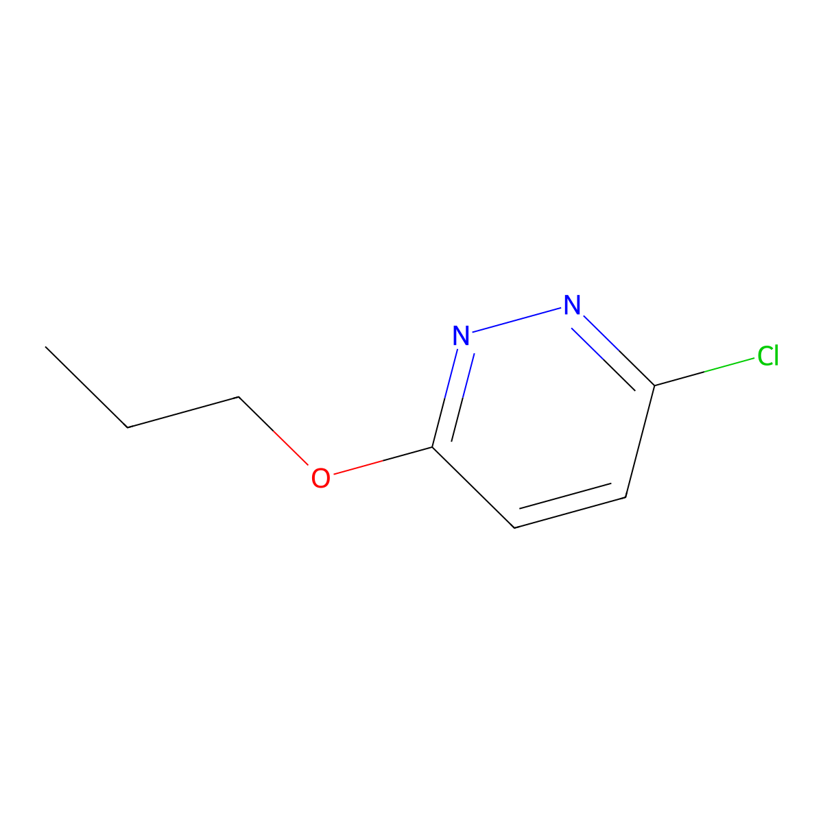 3-Chloro-6-propoxypyridazine molecular structure, CAS 5788-60-3