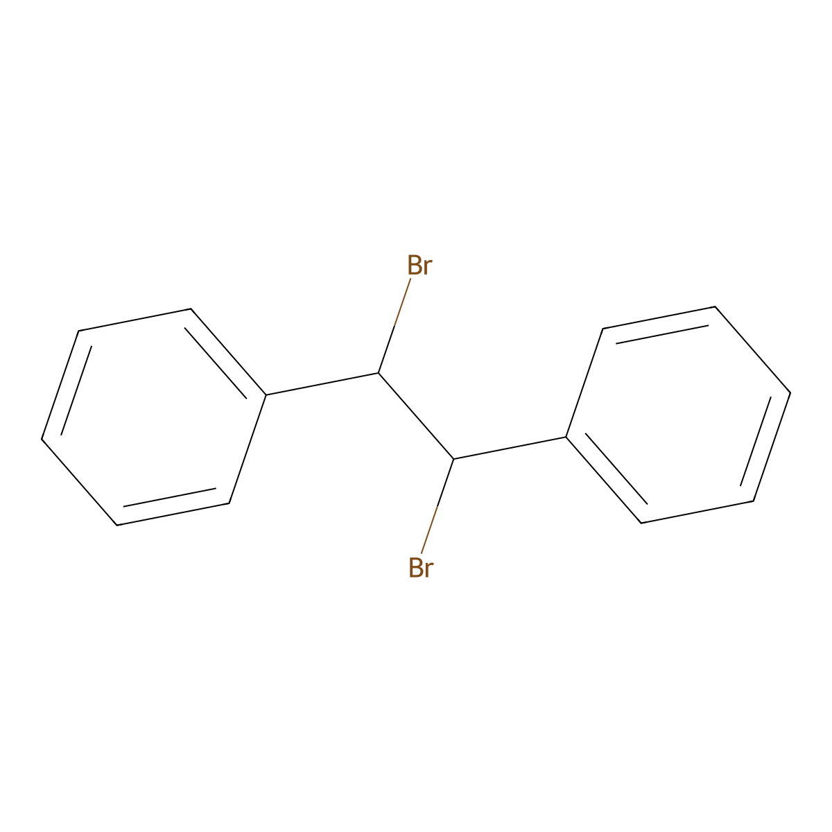 Benzene, 1,1'-(1,2-dibromo-1,2-ethanediyl)bis- molecular structure, CAS 5789-30-0