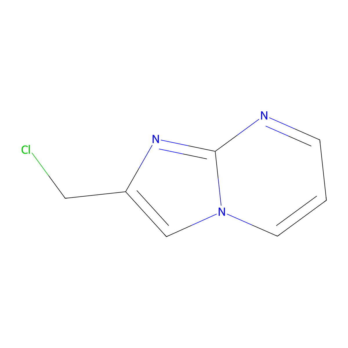 2-(Chloromethyl)imidazo[1,2-a]pyrimidine molecular structure, CAS 57892-71-4