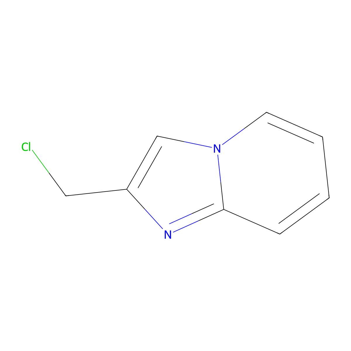 2-Chloromethyl-imidazo(1,2-A)pyridine molecular structure, CAS 57892-76-9