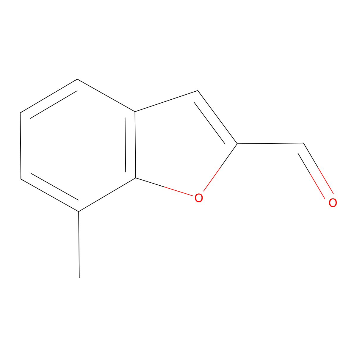 7-Methyl-2-benzofurancarboxaldehyde molecular structure, CAS 57897-70-8