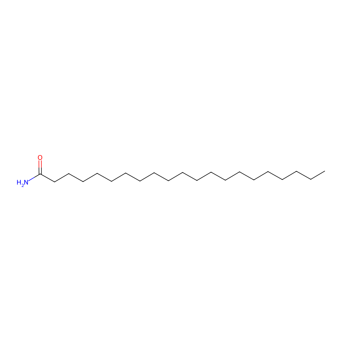 Henicosanamide molecular structure, CAS 57897-72-0