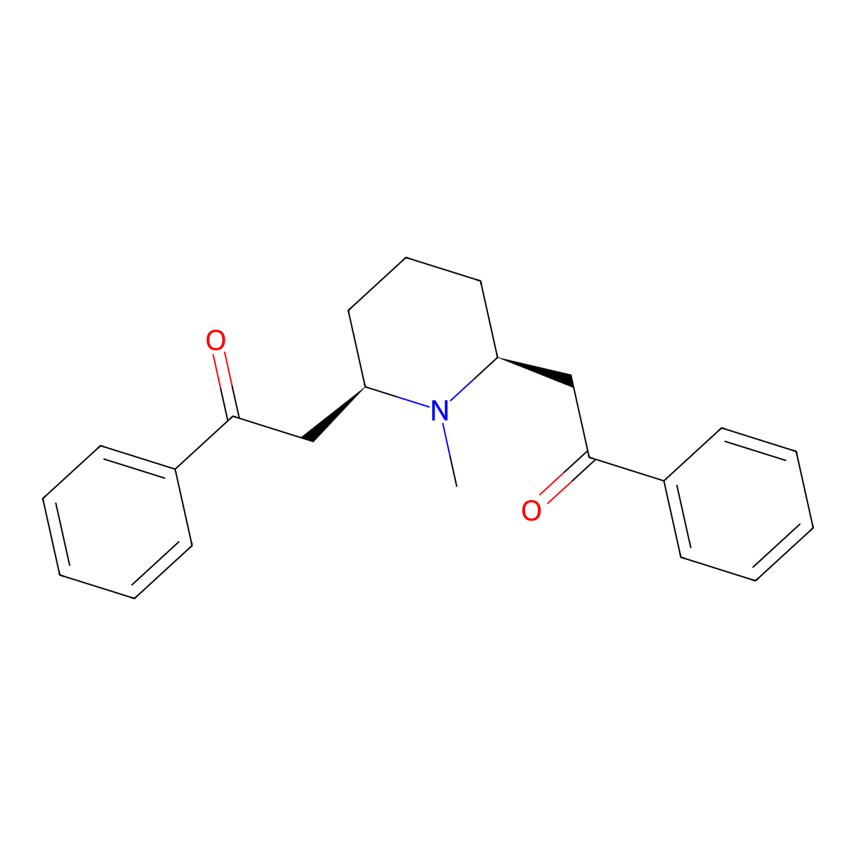Lobelanine molecular structure, CAS 579-21-5
