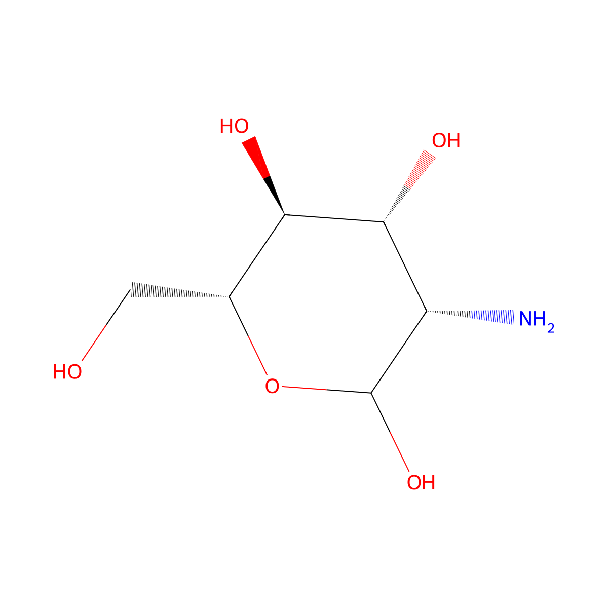 D-Mannosamine molecular structure, CAS 579-33-9