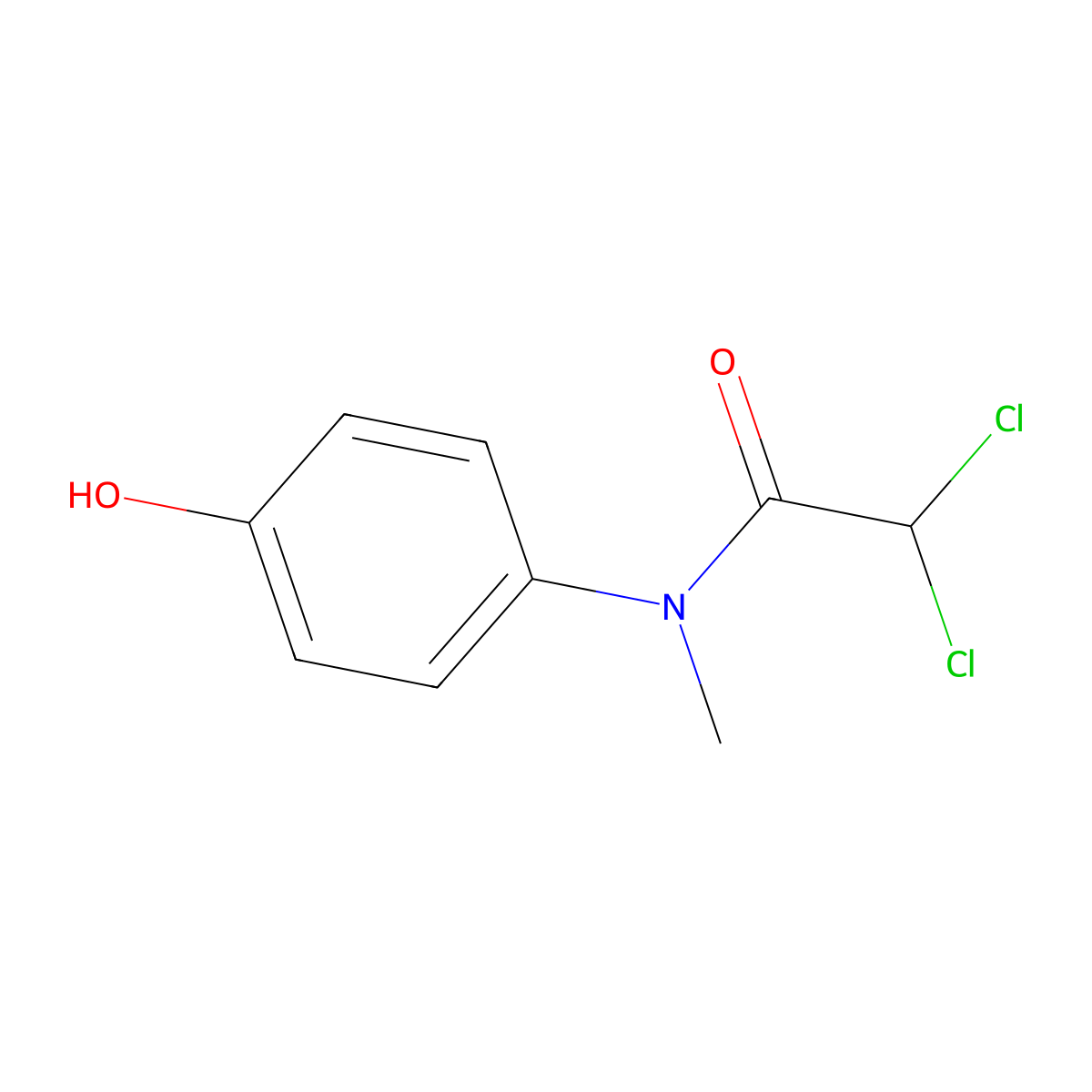 Diloxanide molecular structure, CAS 579-38-4