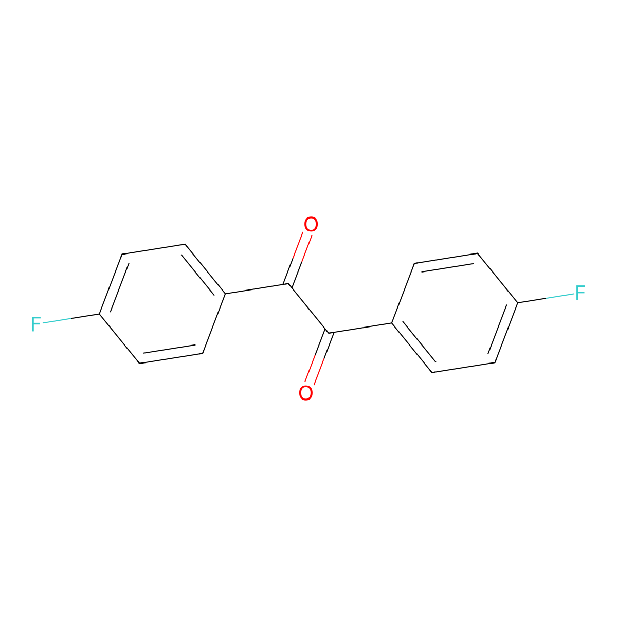 4,4'-Difluorobenzil molecular structure, CAS 579-39-5