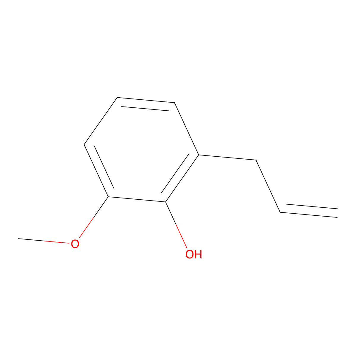 6-Allylguaiacol molecular structure, CAS 579-60-2
