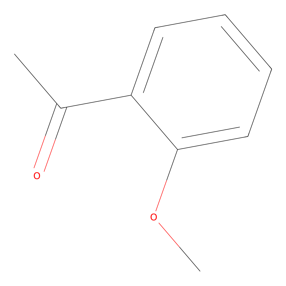 2'-Methoxyacetophenone molecular structure, CAS 579-74-8