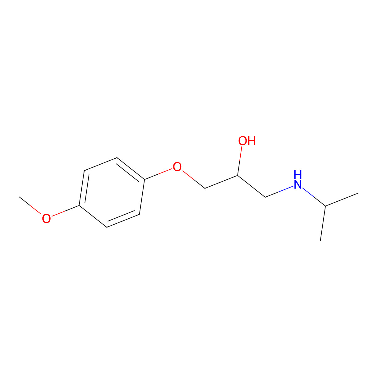 1-(Isopropylamino)-3-(4-methoxyphenoxy)-2-propanol molecular structure, CAS 5790-23-8