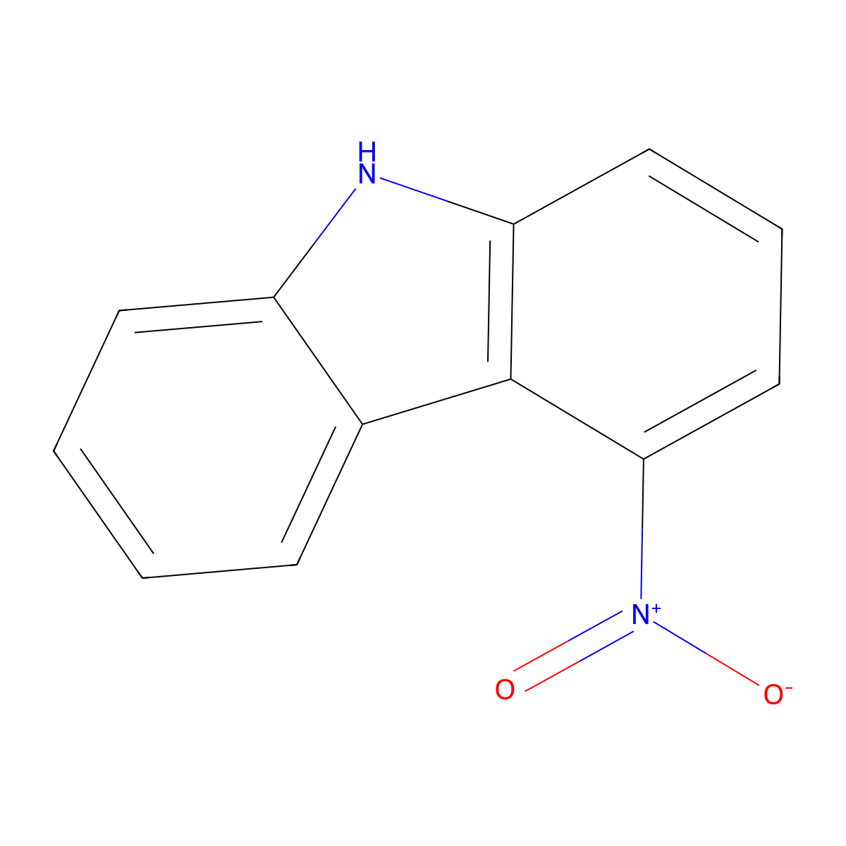 4-Nitrocarbazole molecular structure, CAS 57905-76-7