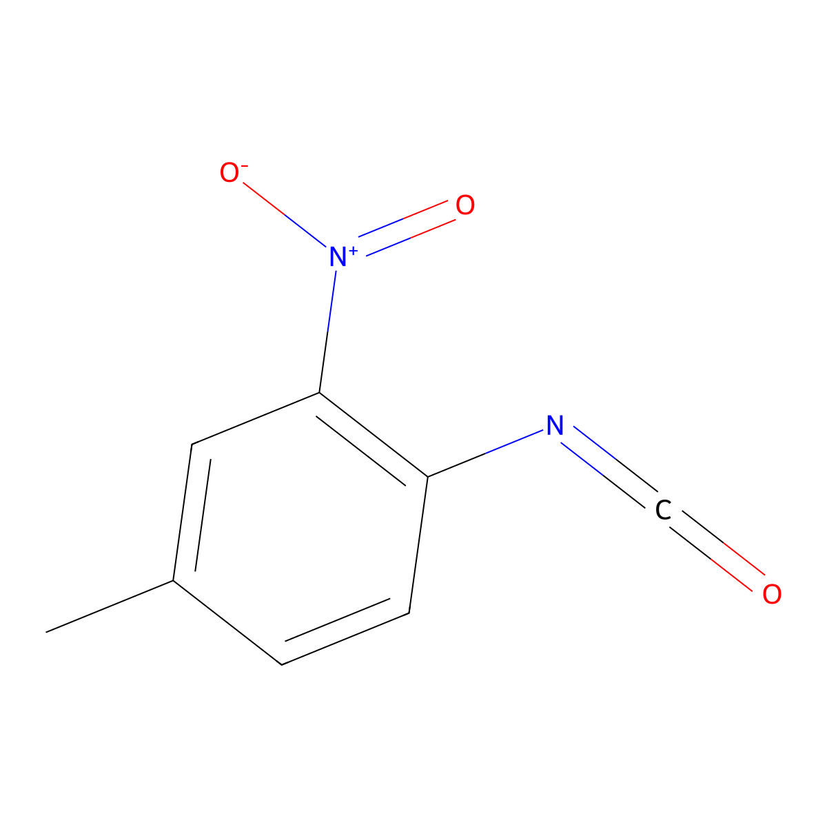 4-Methyl-2-nitrophenyl isocyanate molecular structure, CAS 57910-98-2