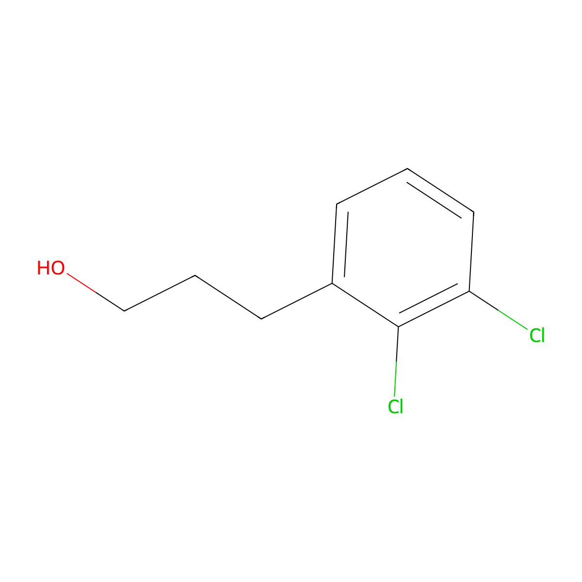 3-(2,3-Dichlorophenyl)propan-1-ol molecular structure, CAS 57915-80-7