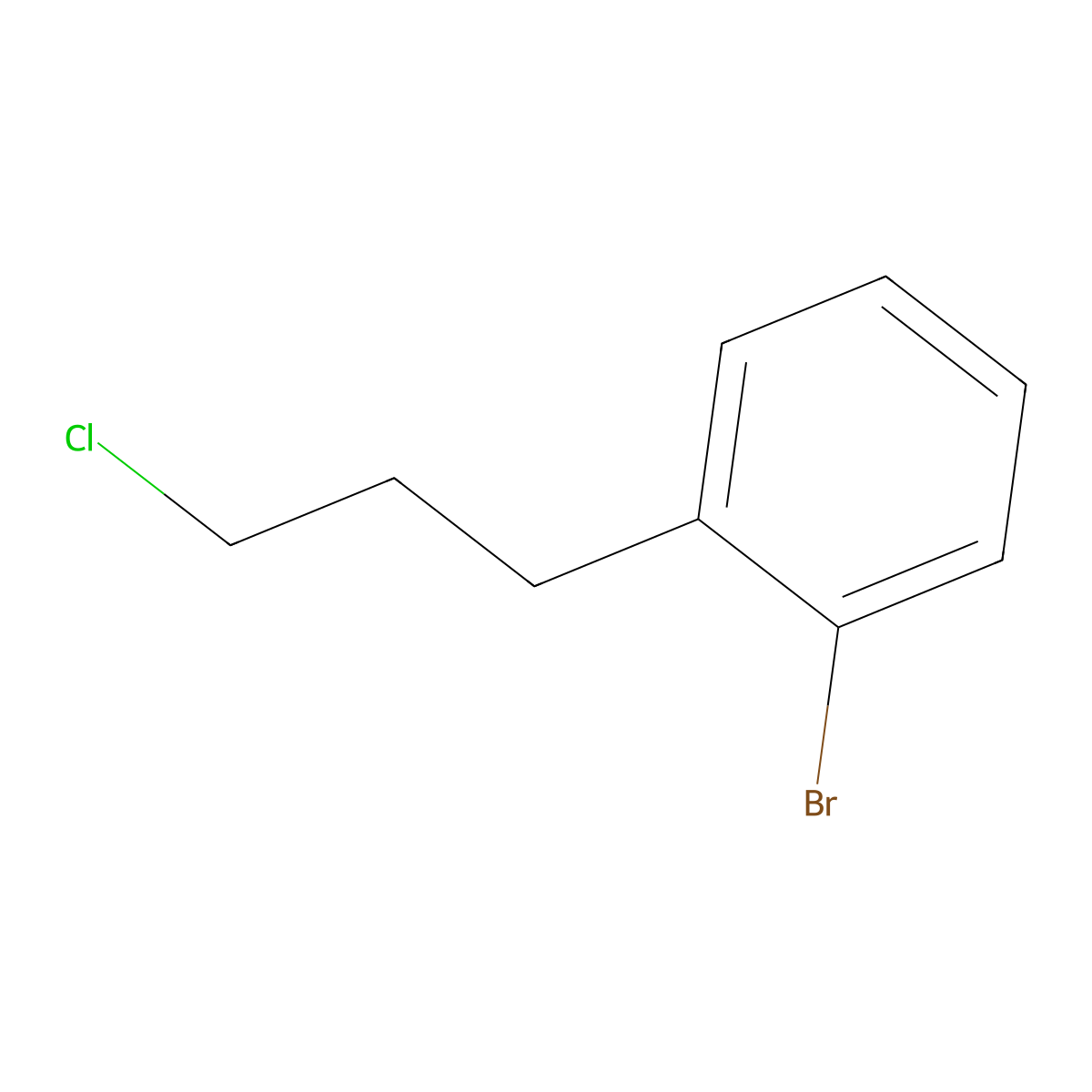 1-Bromo-2-(3-chloropropyl)benzene molecular structure, CAS 57918-67-9