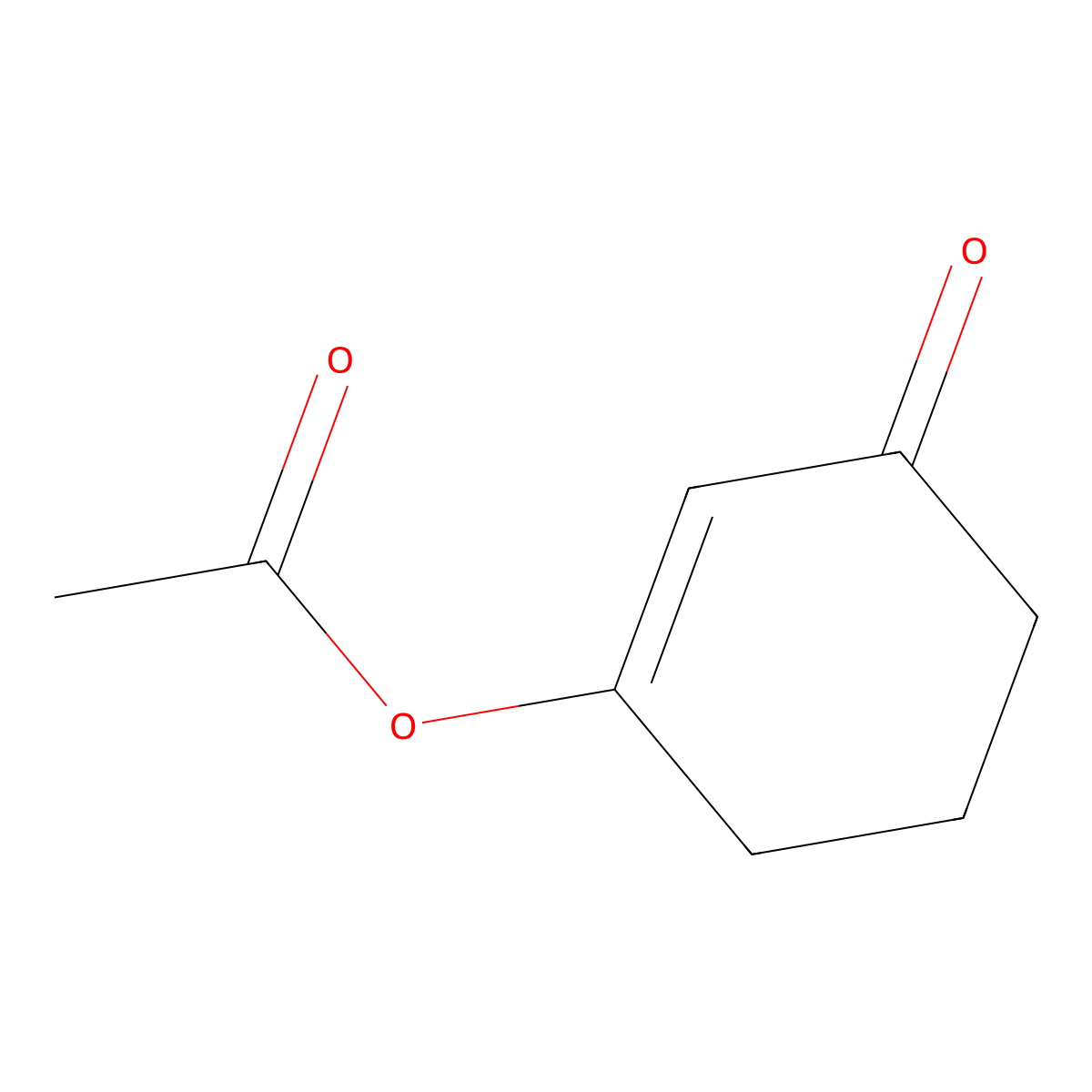 3-Acetoxy-2-cyclohexen-1-one molecular structure, CAS 57918-73-7