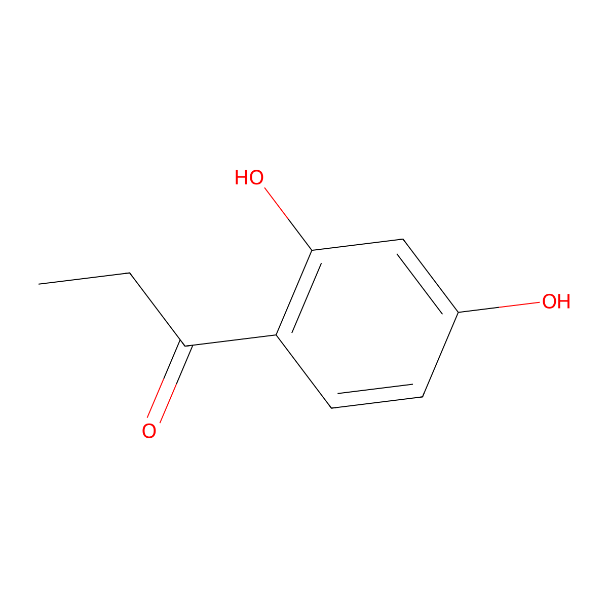 2',4'-Dihydroxypropiophenone molecular structure, CAS 5792-36-9