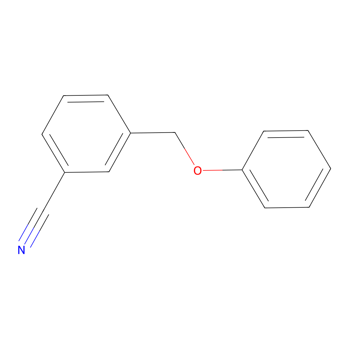 3-(Phenoxymethyl)benzonitrile molecular structure, CAS 57928-72-0
