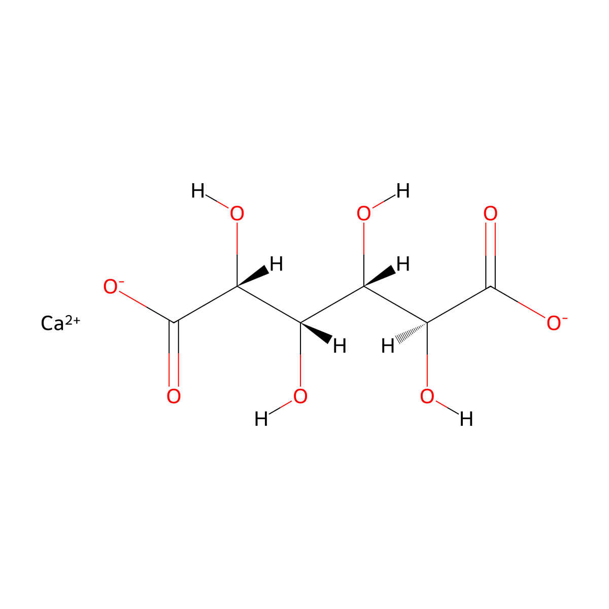 Calcium Saccharate molecular structure, CAS 5793-88-4
