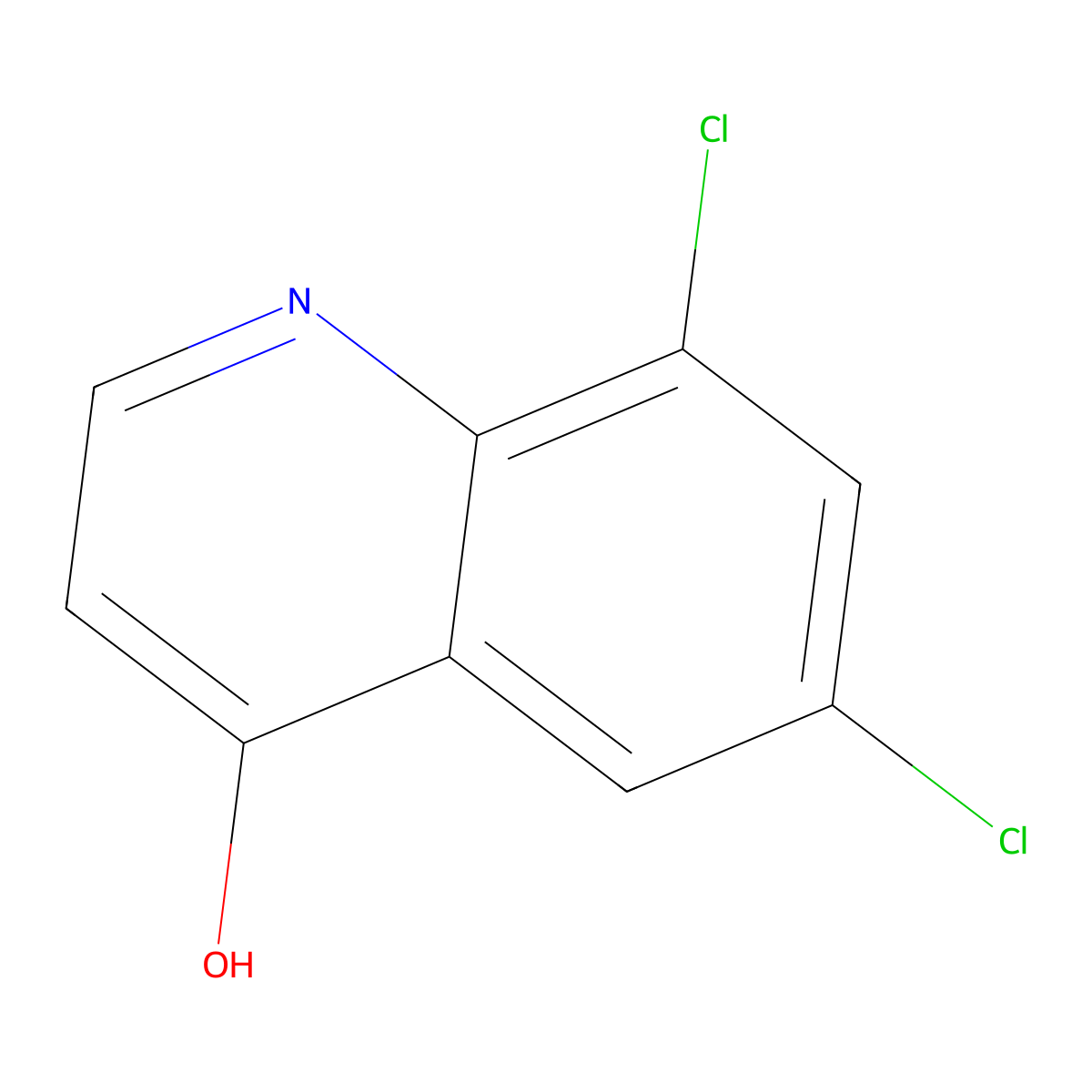 4-Hydroxy-6,8-Dichloroquinoline molecular structure, CAS 57935-38-3