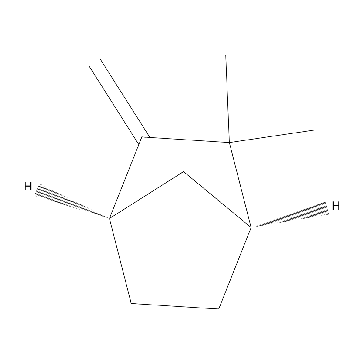 (-)-Camphene molecular structure, CAS 5794-04-7