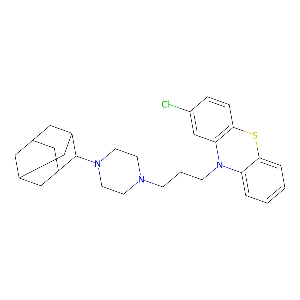 Adapiprazine molecular structure, CAS 57942-72-0
