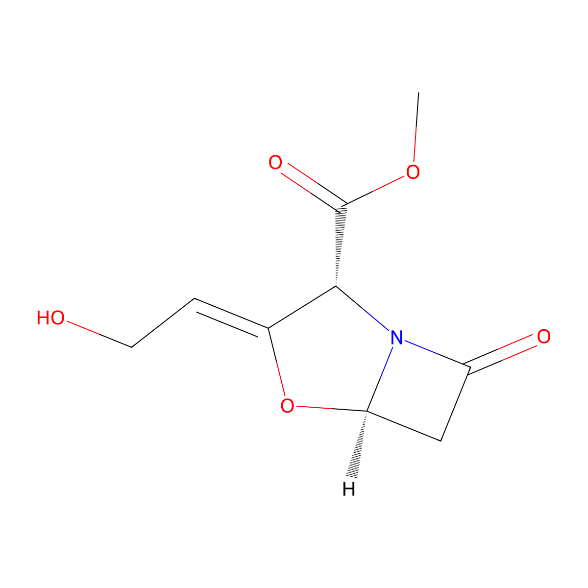 Clavulanic Acid Methyl Ester molecular structure, CAS 57943-82-5
