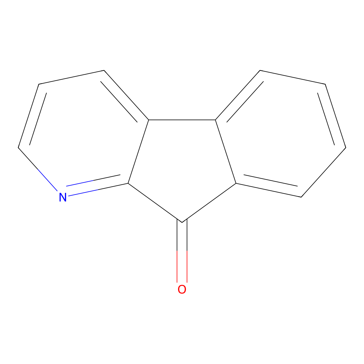 9H-Indeno(2,1-b)pyridin-9-one molecular structure, CAS 57955-12-1