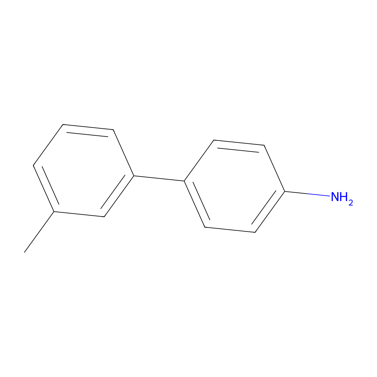 3'-Methyl[1,1'-biphenyl]-4-amine molecular structure, CAS 57964-45-1