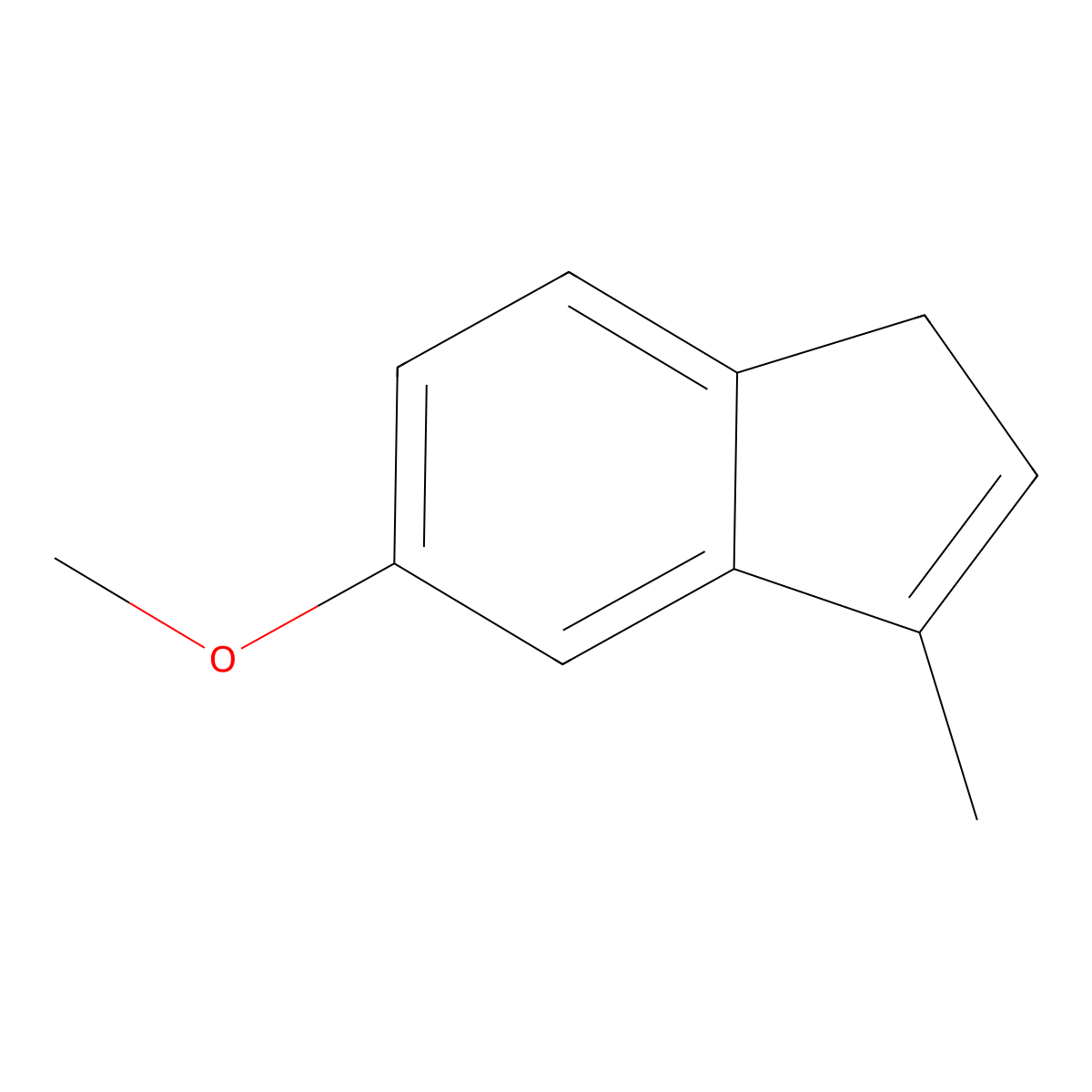 5-Methoxy-3-methyl-1H-indene molecular structure, CAS 57965-07-8