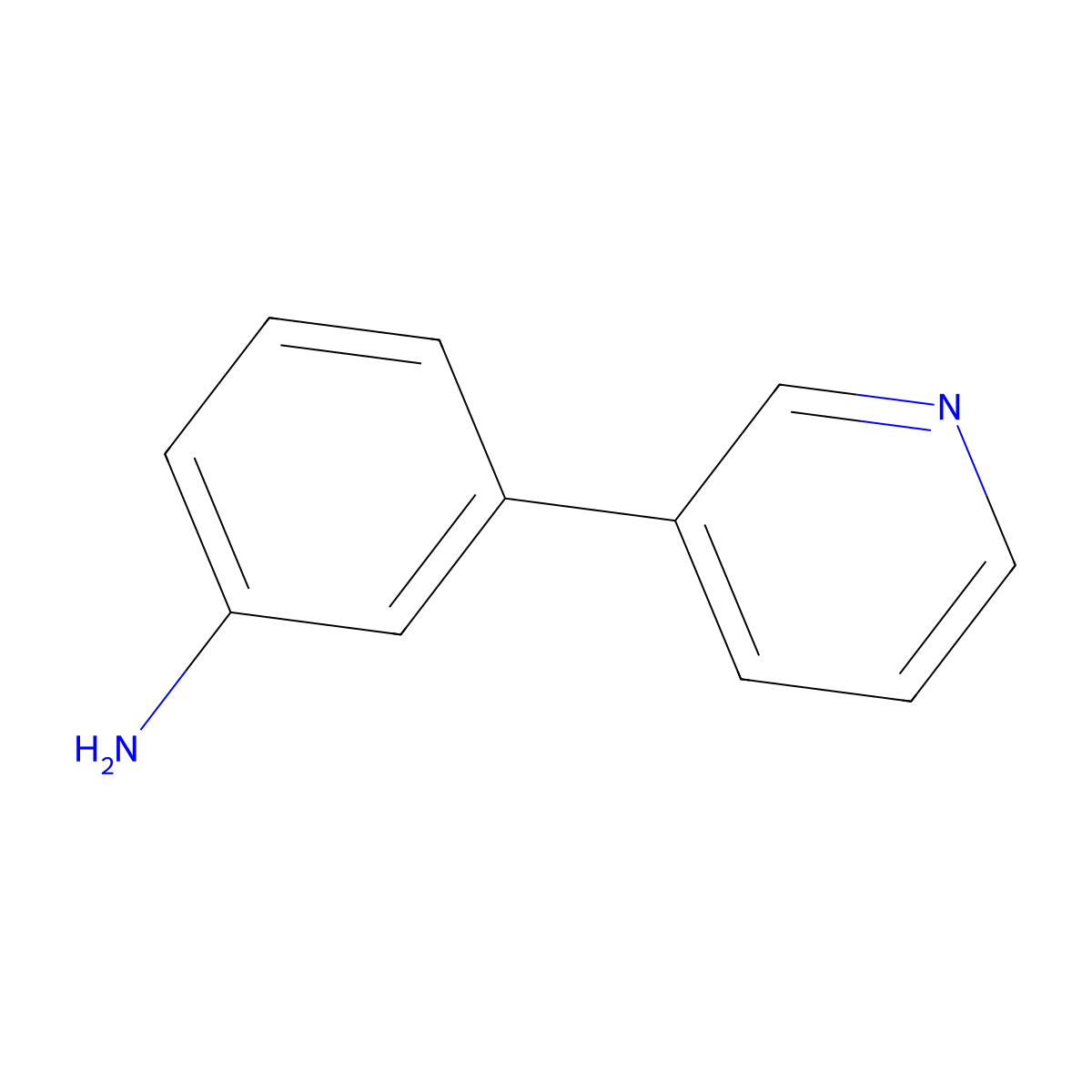 3-(Pyridin-3-yl)benzenamine molecular structure, CAS 57976-57-5