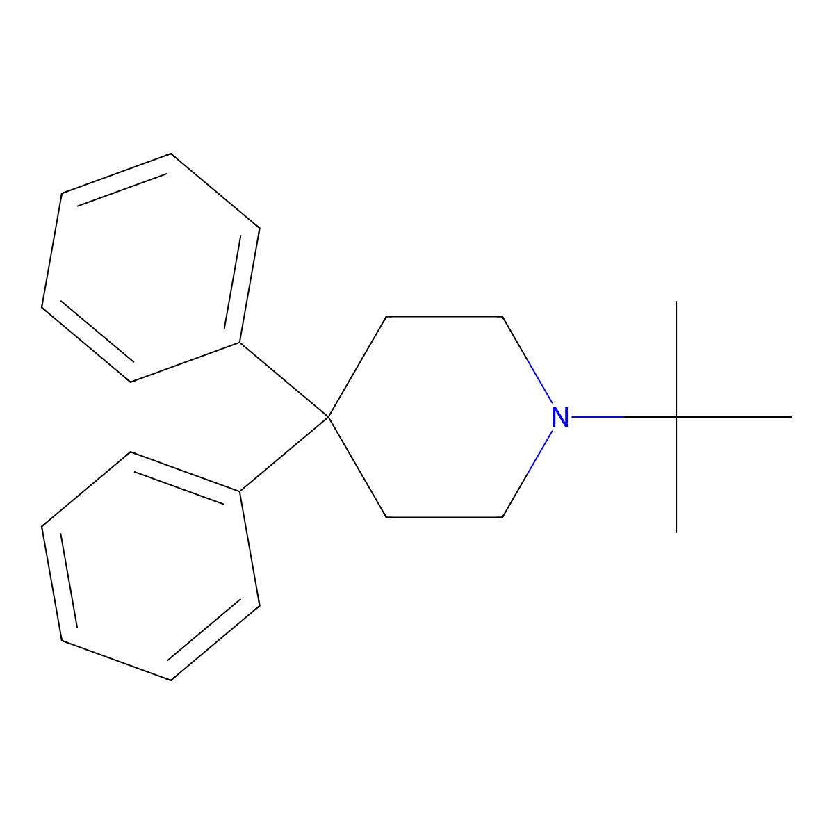 Budipine molecular structure, CAS 57982-78-2