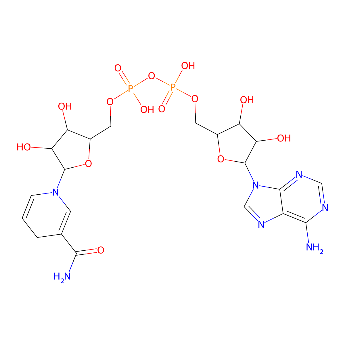 Nadh molecular structure, CAS 58-68-4