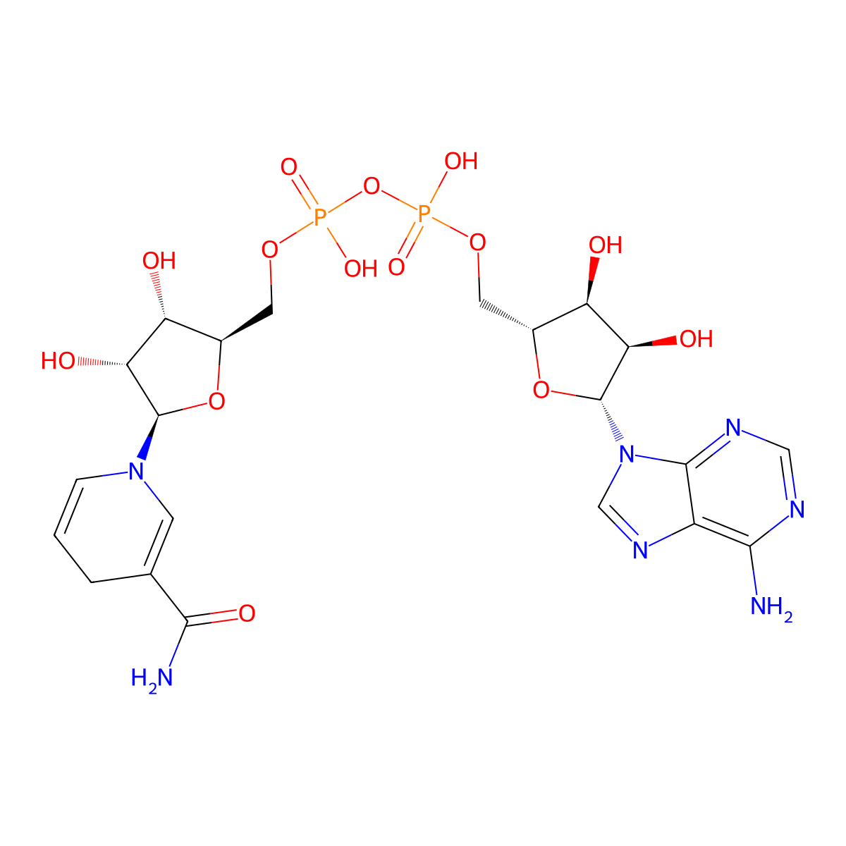 Nadh molecular structure, CAS 58-68-4