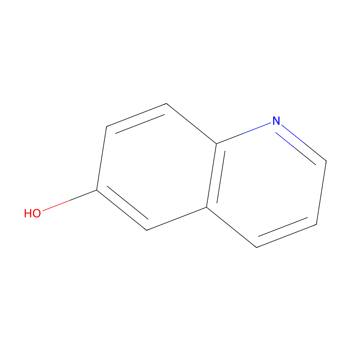 6-Hydroxyquinoline molecular structure, CAS 580-16-5