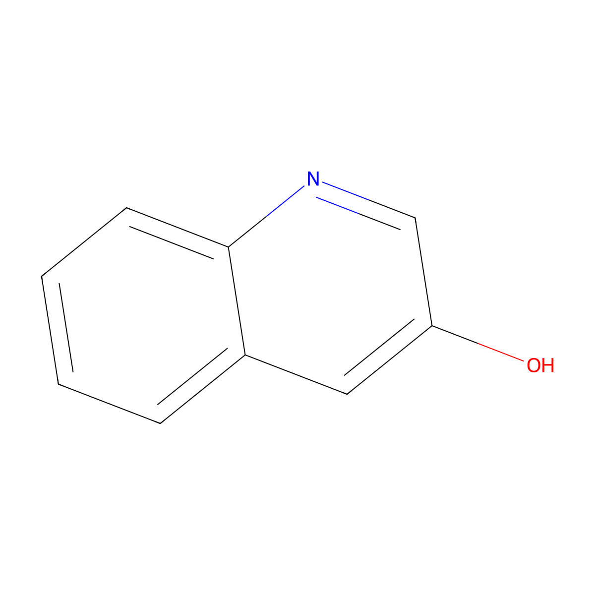 3-Hydroxyquinoline molecular structure, CAS 580-18-7