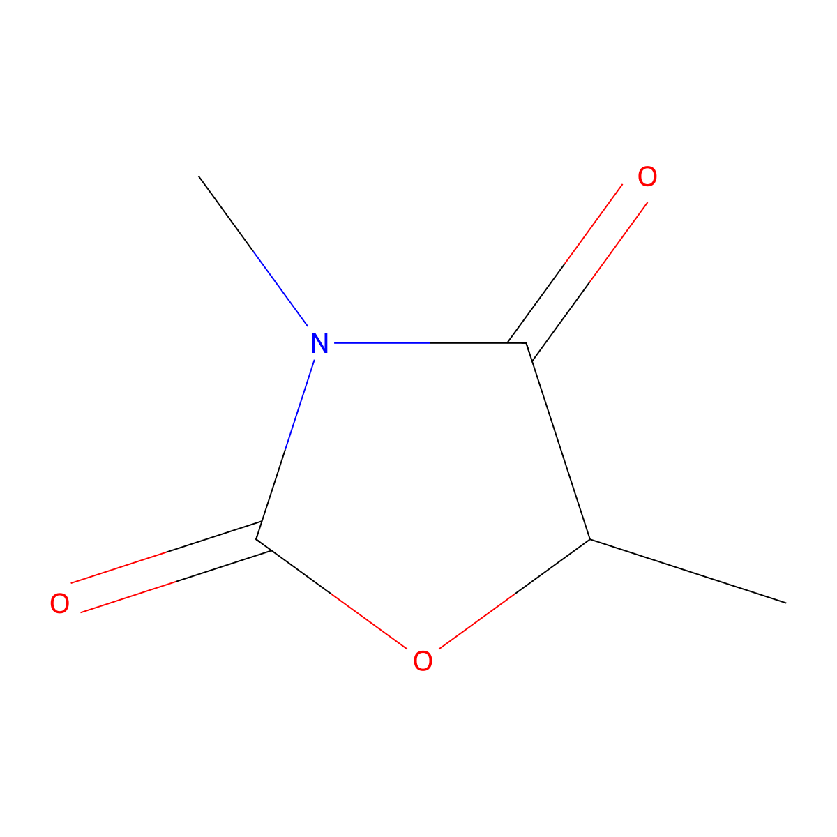 3,5-Dimethyl-1,3-oxazolidine-2,4-dione molecular structure, CAS 58006-99-8