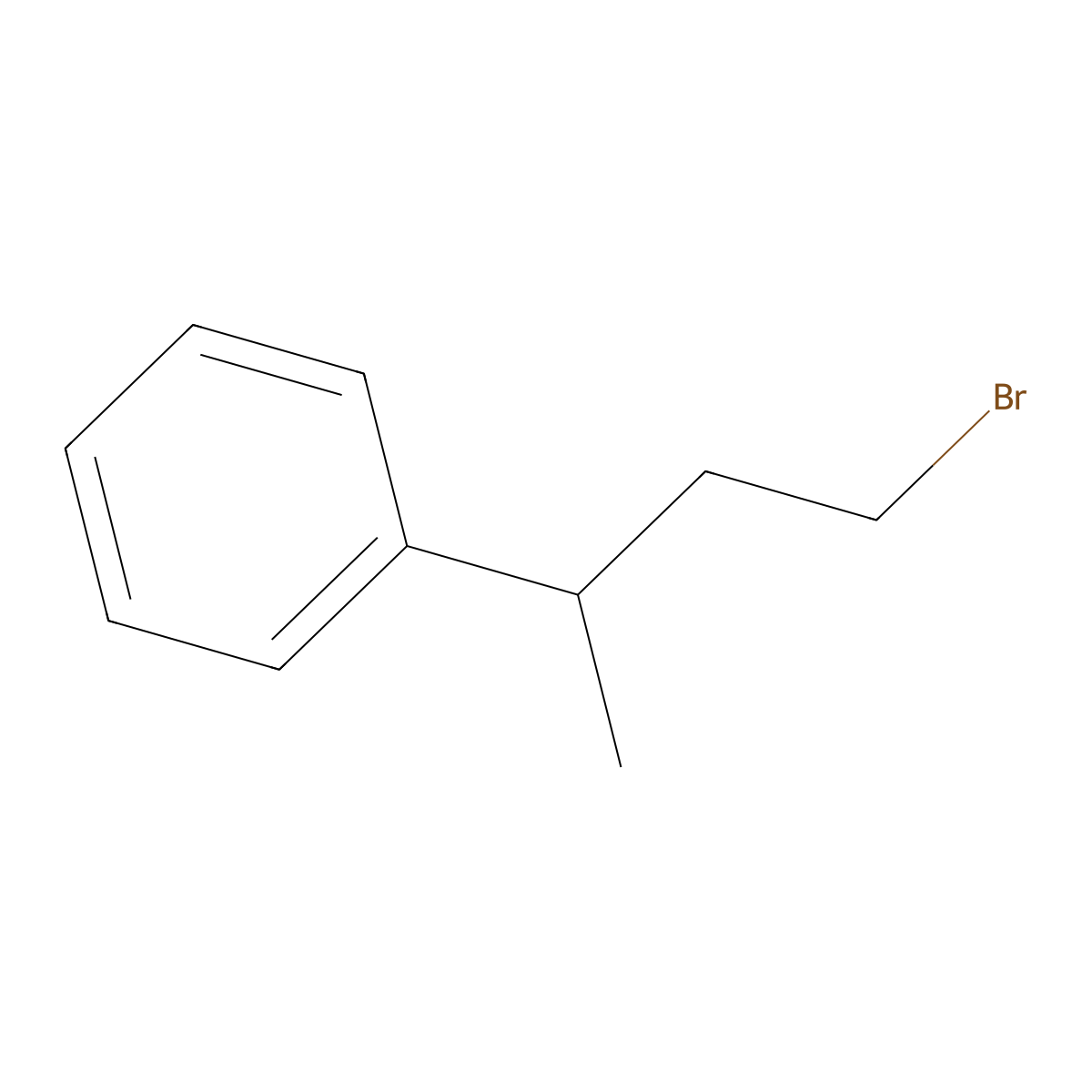 (4-Bromobutan-2-yl)benzene molecular structure, CAS 5801-17-2