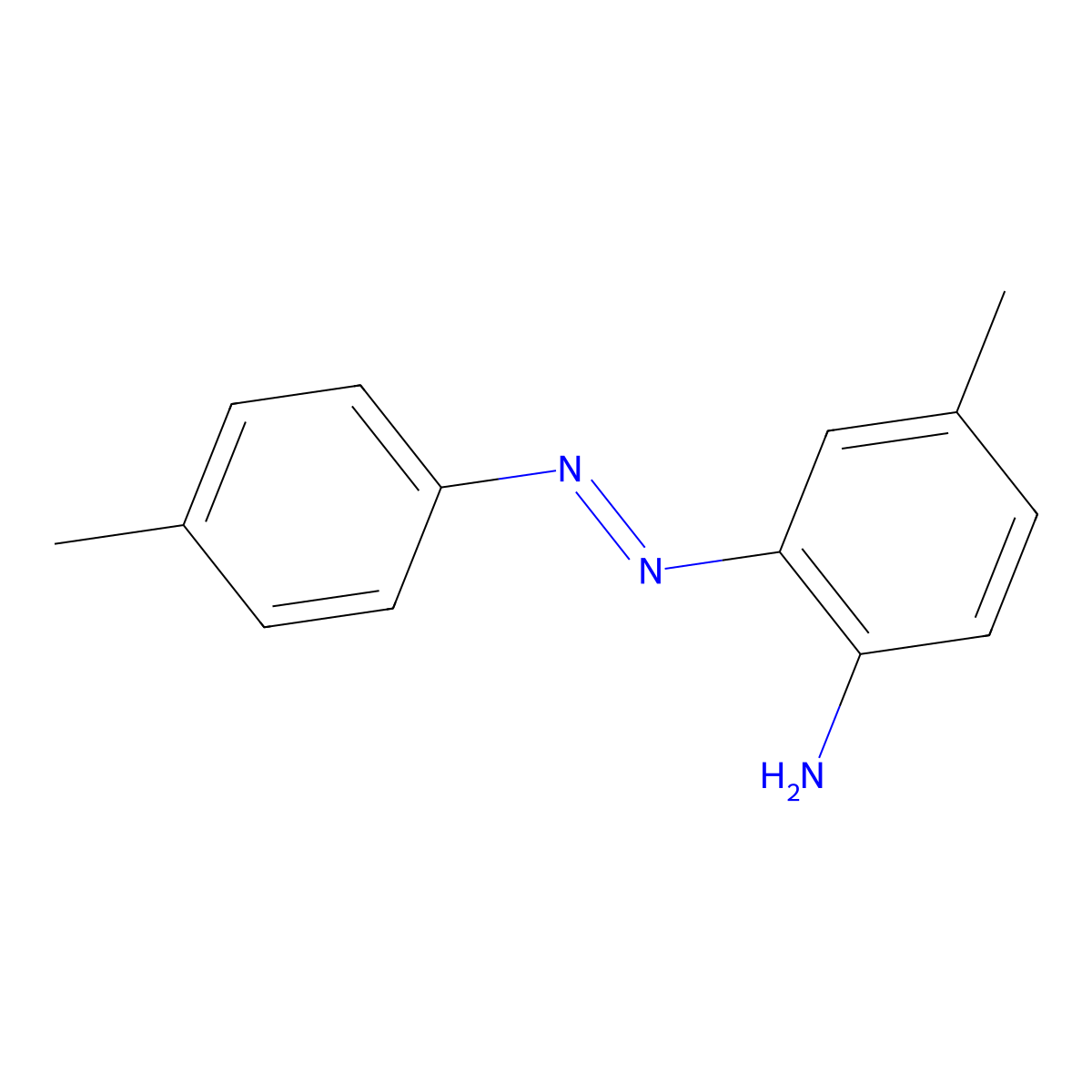 2-(P-Tolylazo)-P-toluidine molecular structure, CAS 58010-91-6